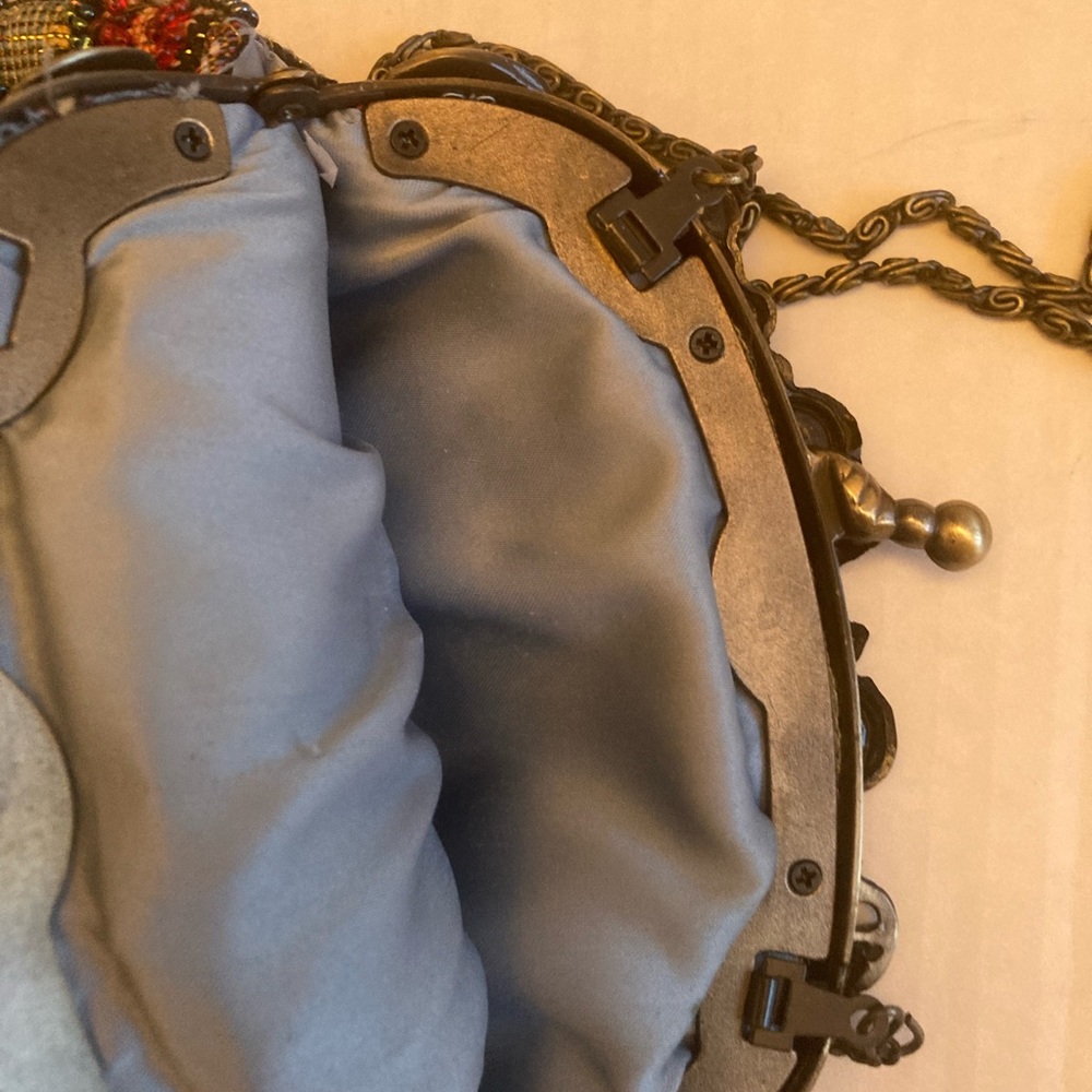 Antique Jeweled Tapestry petite bag - Picture 8 of 10